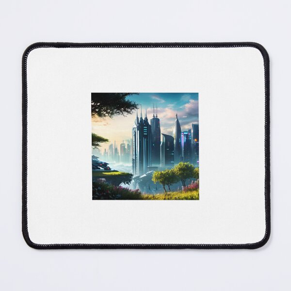 Item preview, Skyscrapers surrounded by nature designed and sold by JokeRStyles.