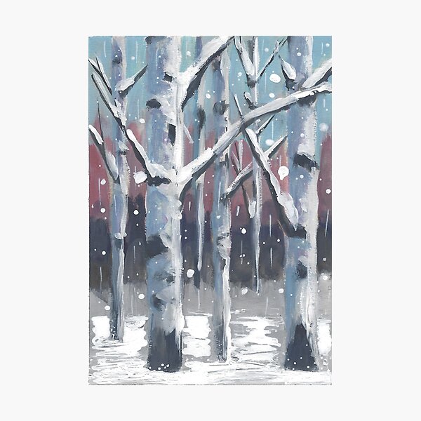 Item preview, The Snowy Birch designed and sold by katelyn wright.