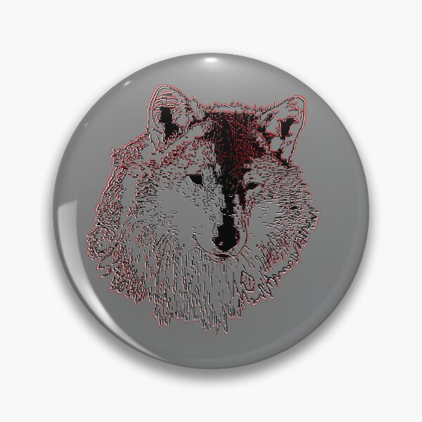 Item preview, Wild Head Wolf organic wolv designed and sold by 4rpixs.