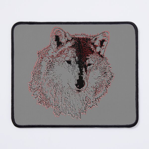Item preview, Wild Head Wolf organic wolv designed and sold by 4rpixs.