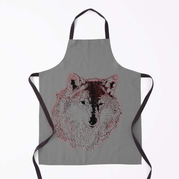 Item preview, Wild Head Wolf organic wolv designed and sold by 4rpixs.