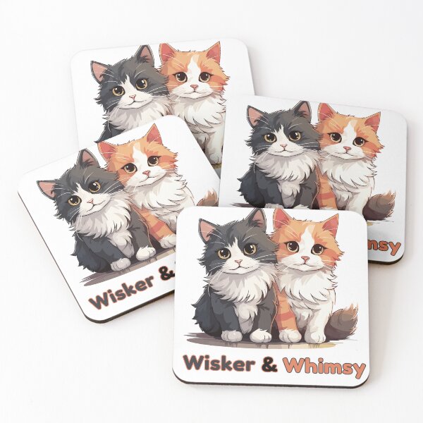 Item preview, Wisker and Whimsey Cute kawaii Cat Design designed and sold by RK-Artist.