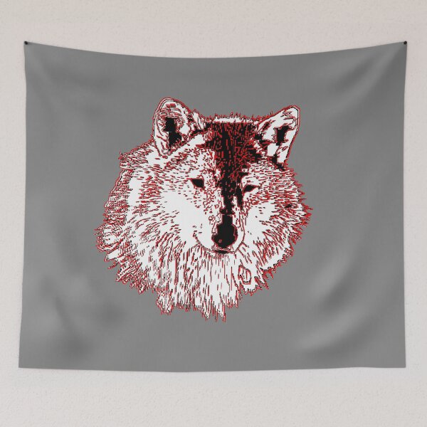 Item preview, Wild Head Wolf designed and sold by 4rpixs.