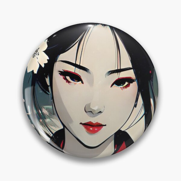 Item preview, Enchanting Geisha Portrait with Cherry Blossom Elegance designed and sold by Simple-Art-work.