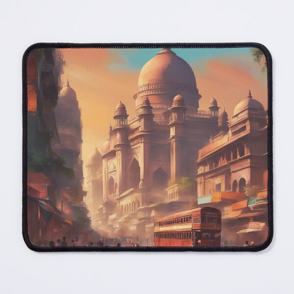 Item preview, Bombay Historic Cityscape designed and sold by AIArtImpact.
