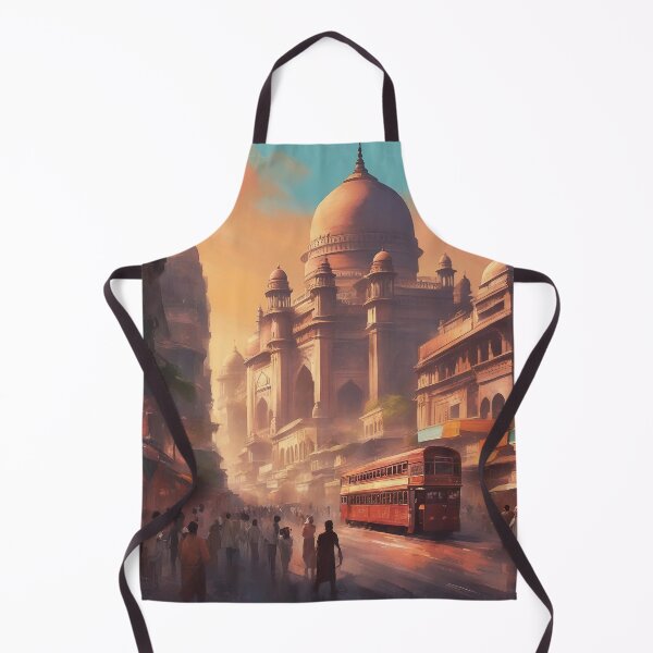 Item preview, Bombay Historic Cityscape designed and sold by AIArtImpact.