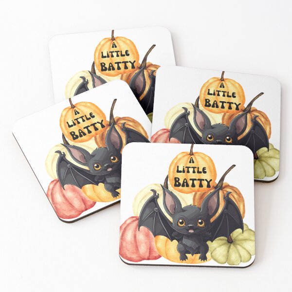 Item preview, A little batty bat with pumpkins designed and sold by Janetlousart.
