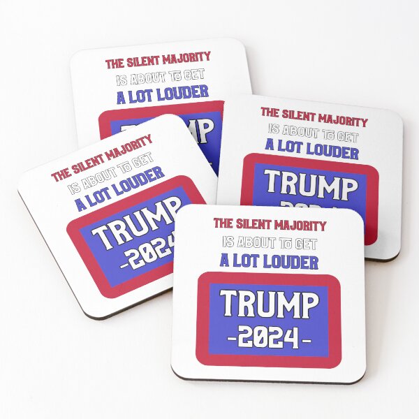 Item preview, Silent majority Trump 2024 designed and sold by DTD-Tees.