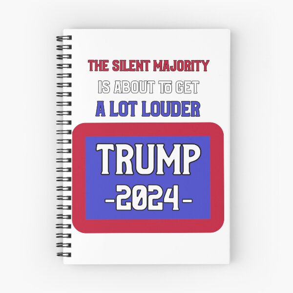 Item preview, Silent majority Trump 2024 designed and sold by DTD-Tees.