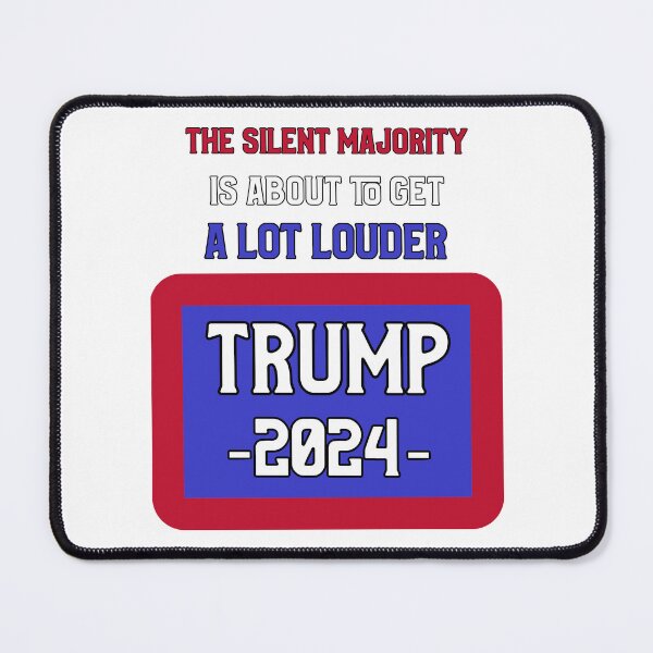 Item preview, Silent majority Trump 2024 designed and sold by DTD-Tees.