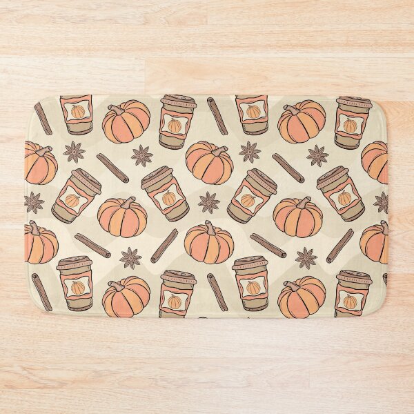 Item preview, Pumpkin Spice Latte Pattern Design designed and sold by CreativeDraws42.
