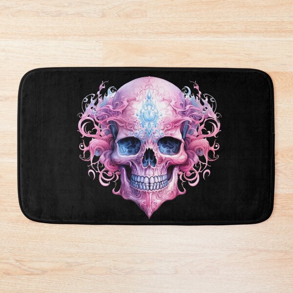 Item preview, Sweet Spooky Halloween Pink Skull designed and sold by ArtFromBeyond.
