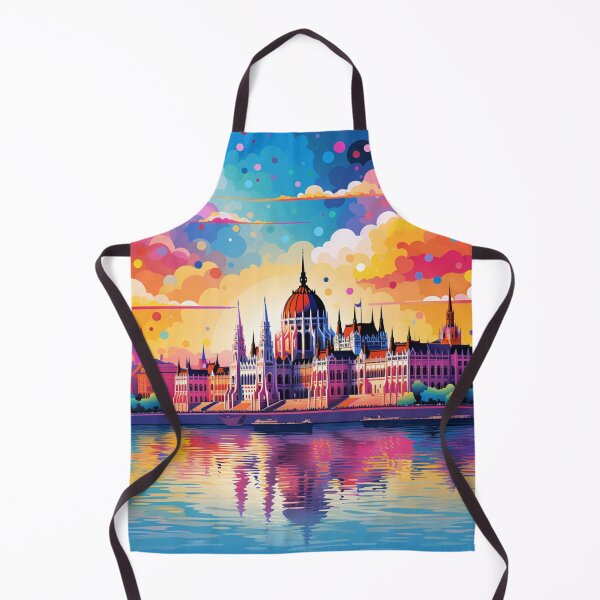 Item preview, A Pop Art Travel Print of Budapest - Hungary designed and sold by StudioRedKoala.
