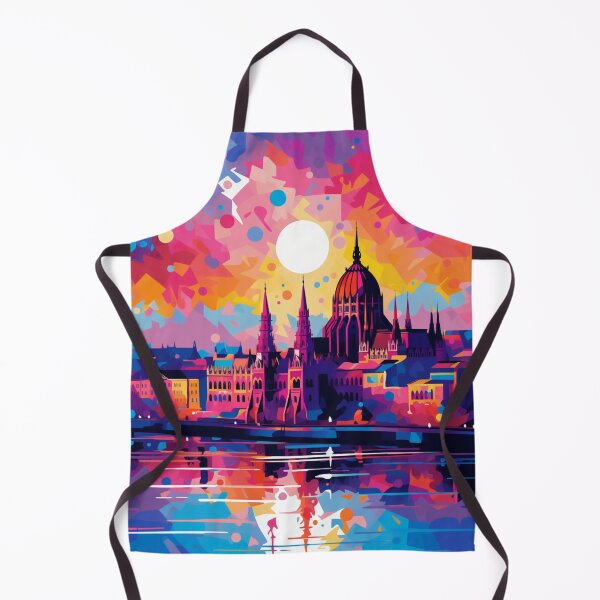Item preview, A Pop Art Travel Print of Budapest - Hungary designed and sold by StudioRedKoala.