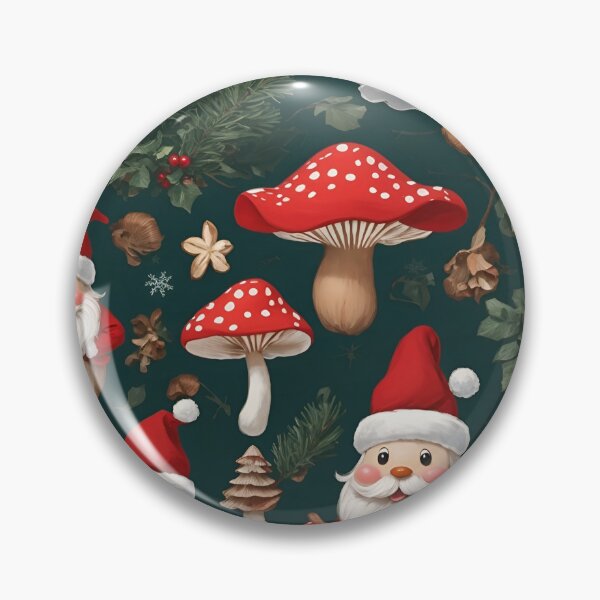 Item preview, Christmas Mushroom Santa  designed and sold by Marcee Duggar.