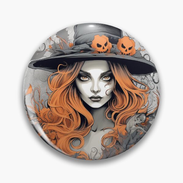 Artikelvorschau, Halloween-Design, Halloween-Dekor, schöne Hexe entworfen und verkauft von SvarunPogani.