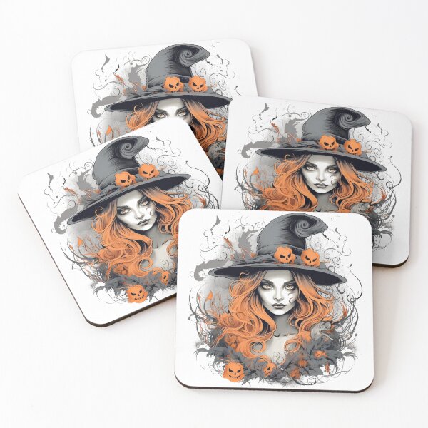 Item preview, Halloween design, halloween decor, beautiful witch designed and sold by SvarunPogani.