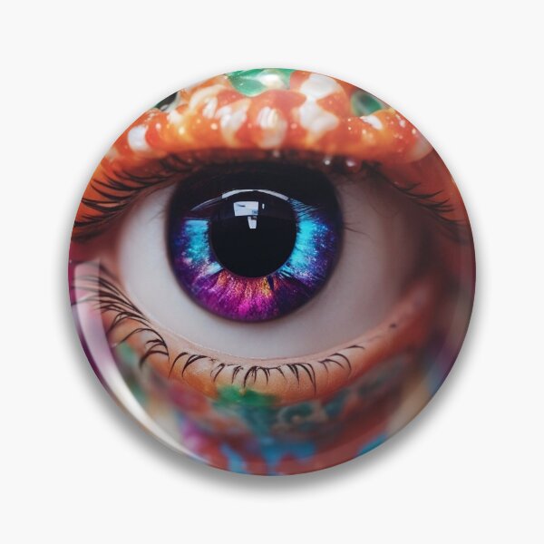 Item preview, Mesmerizing eye in vibrant colors designed and sold by Girih.