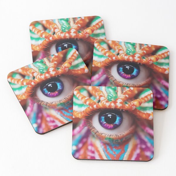 Item preview, Mesmerizing eye in vibrant colors designed and sold by Girih.