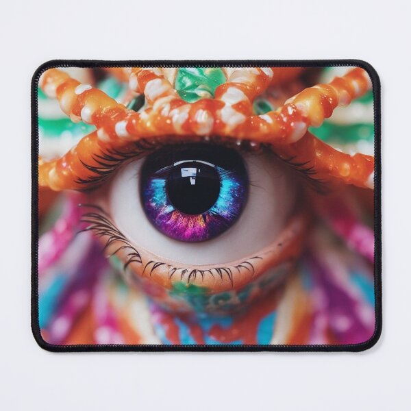 Item preview, Mesmerizing eye in vibrant colors designed and sold by Girih.