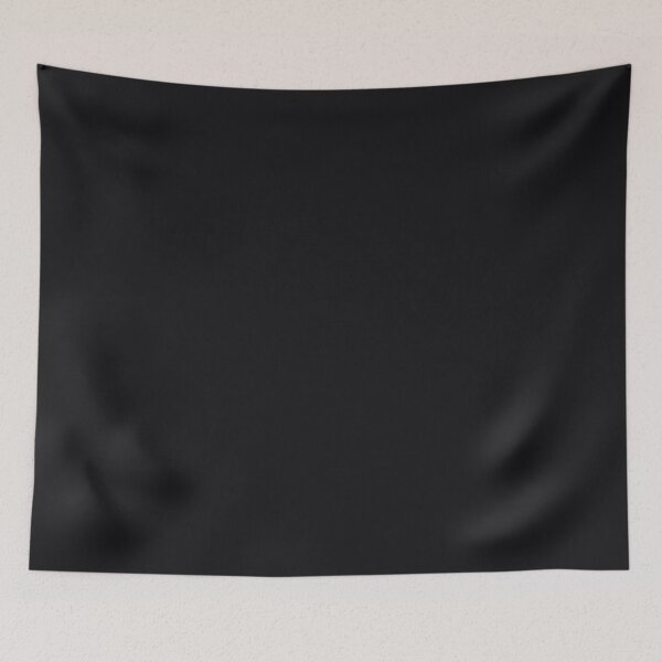 Item preview, Jet Black Solid Color designed and sold by DaVinciFeather.