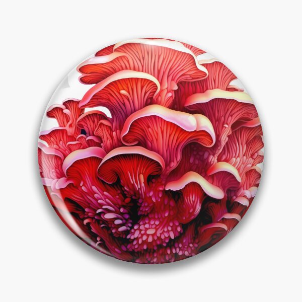 Item preview, Pink Oyster Mushroom Cluster designed and sold by Kendra Liester.