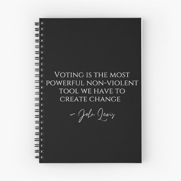 Item preview, Voting Is Powerful John Lewis Quote Design designed and sold by EarthArtDesigns.
