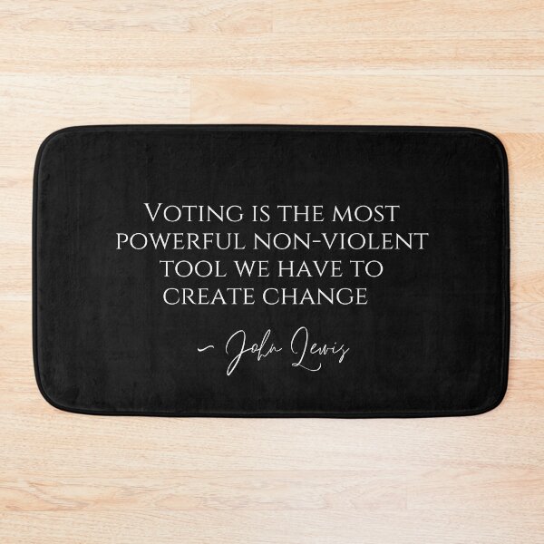 Item preview, Voting Is Powerful John Lewis Quote Design designed and sold by EarthArtDesigns.