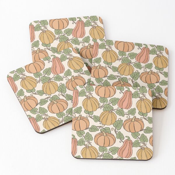 Item preview, Pumpkin Patch Pattern Design with Vines designed and sold by CreativeDraws42.