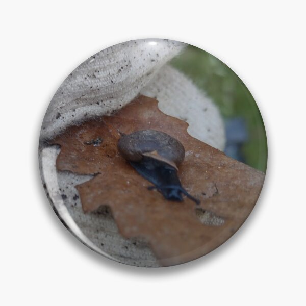 Item preview, Cute prussian blue snail on a dying leaf designed and sold by Crafty Fox & Art Panda ♥️.