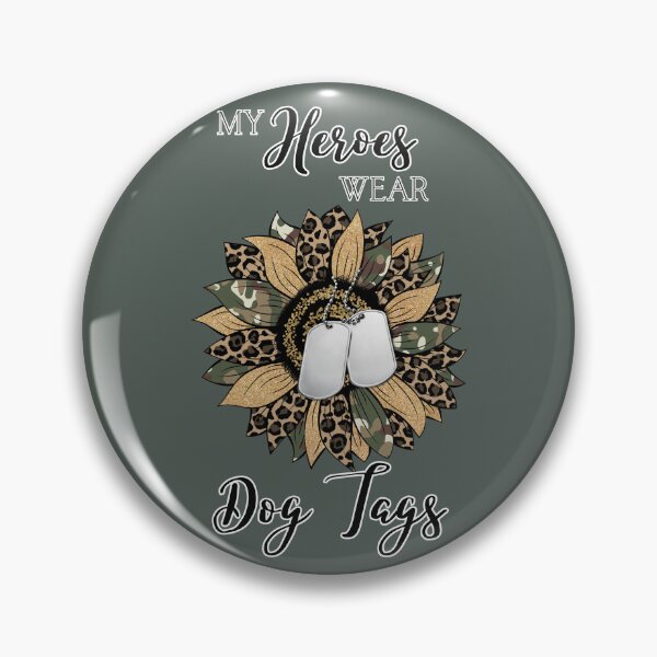 Item preview, My Heroes Wear DogTags designed and sold by A-M-Watson.