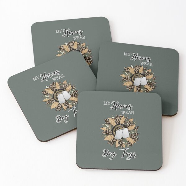 Item preview, My Heroes Wear DogTags designed and sold by A-M-Watson.