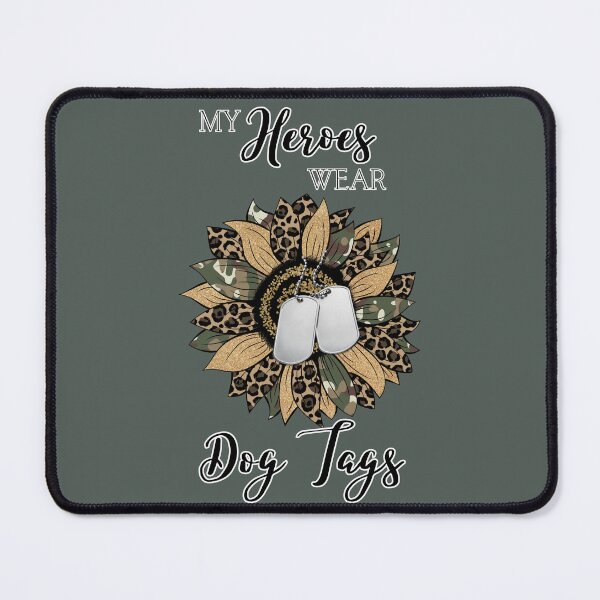 Item preview, My Heroes Wear DogTags designed and sold by A-M-Watson.