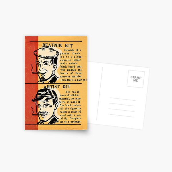 Be a Beatnik AND an Artist! Postcard