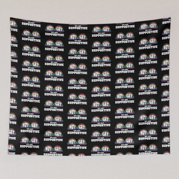 Item preview, Funny Not Gay But Very Supportive Ally designed and sold by Betsytiptoe.
