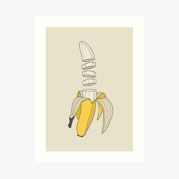 Banana Split Art Print