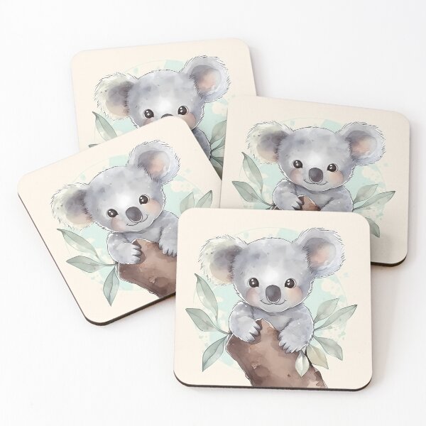 Aperçu de l'œuvre Koala aquarelle mignon 2 créée et vendue par Jdelgado813.