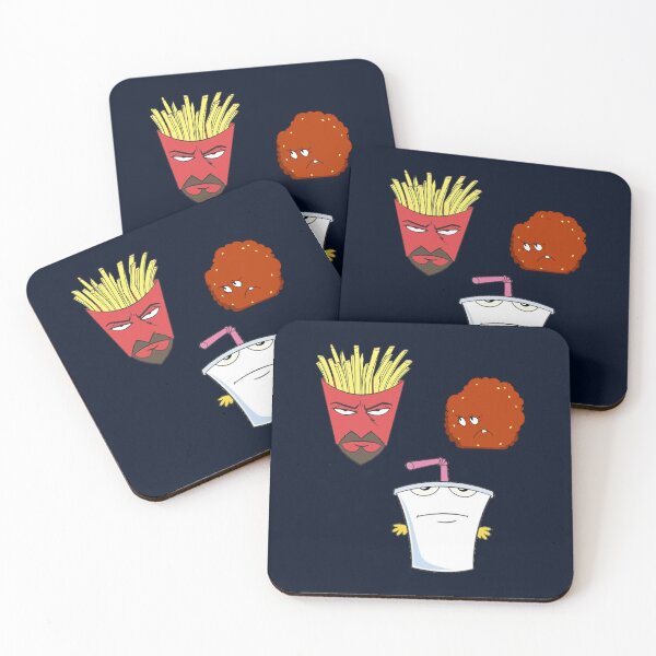 Artikelvorschau, Aqua Teen Hunger Force Frylock, Meatwad, Master Shake Charakter-Aufkleberdruck entworfen und verkauft von bonsat5.