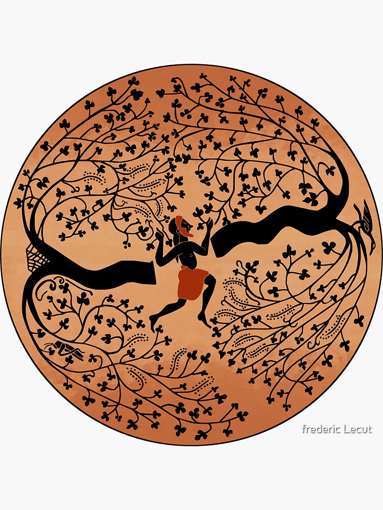 Follower of Dionysos: Maenad Sticker for Sale by archaeologyart