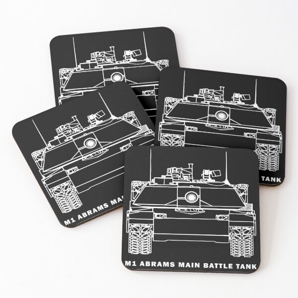 Item preview, M1 Abrams Main Battle Tank Blueprint Diagram designed and sold by MilitaryMart.