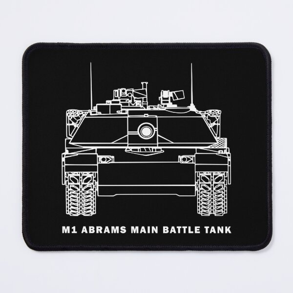 Item preview, M1 Abrams Main Battle Tank Blueprint Diagram designed and sold by MilitaryMart.