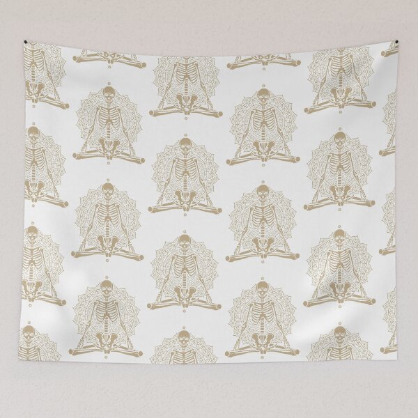 Item preview, Namaste Skelly designed and sold by SeptemberRiver.