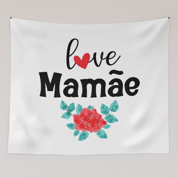 Item preview, I love Mamae - portugese mom designed and sold by EmeraldeaArt.