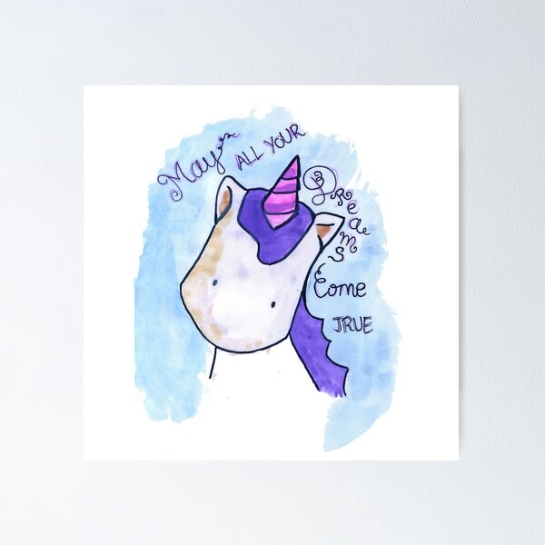 Décoration Murale Inspirante Licorne Esthétique Pour Chambre De Fille