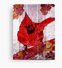 Bird on a Wall 2 Canvas Print