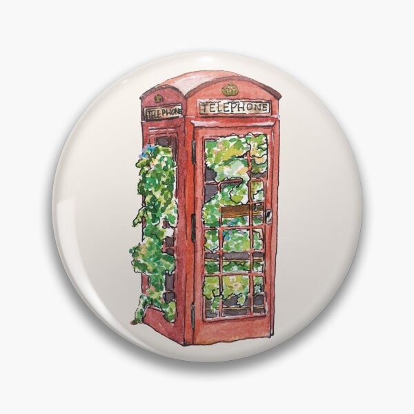 Item preview, Red Telephone Box designed and sold by rui-sketchbook.