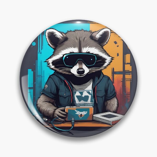 Item preview, Gaming Raccoon designed and sold by AbsoluteA.