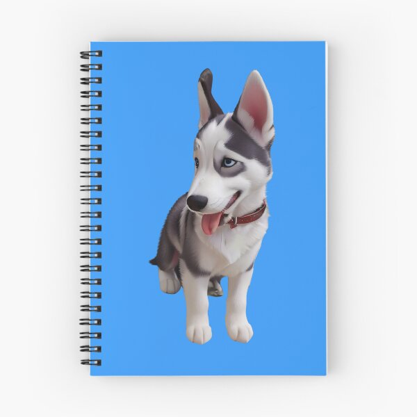 Item preview, Siberian Husky Animated in 3D Style: Unique Design designed and sold by ChickNickStudio.
