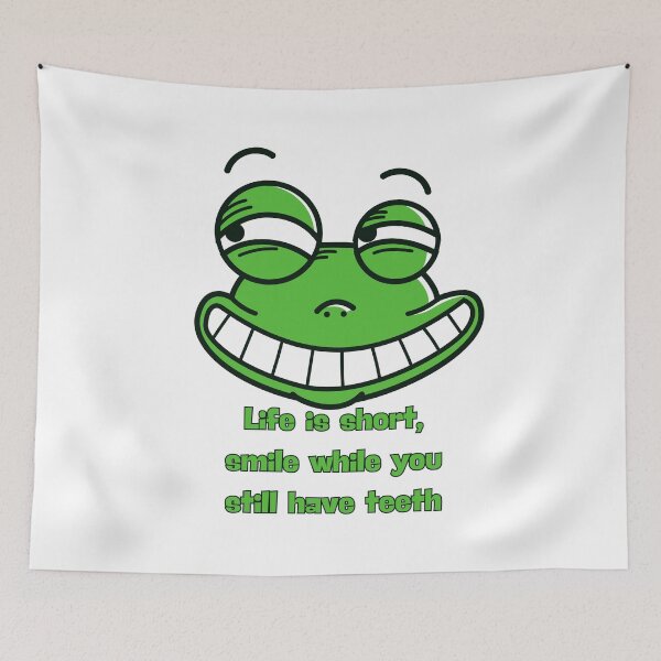 Item preview, Life is short,smile designed and sold by CherylinChicTee.