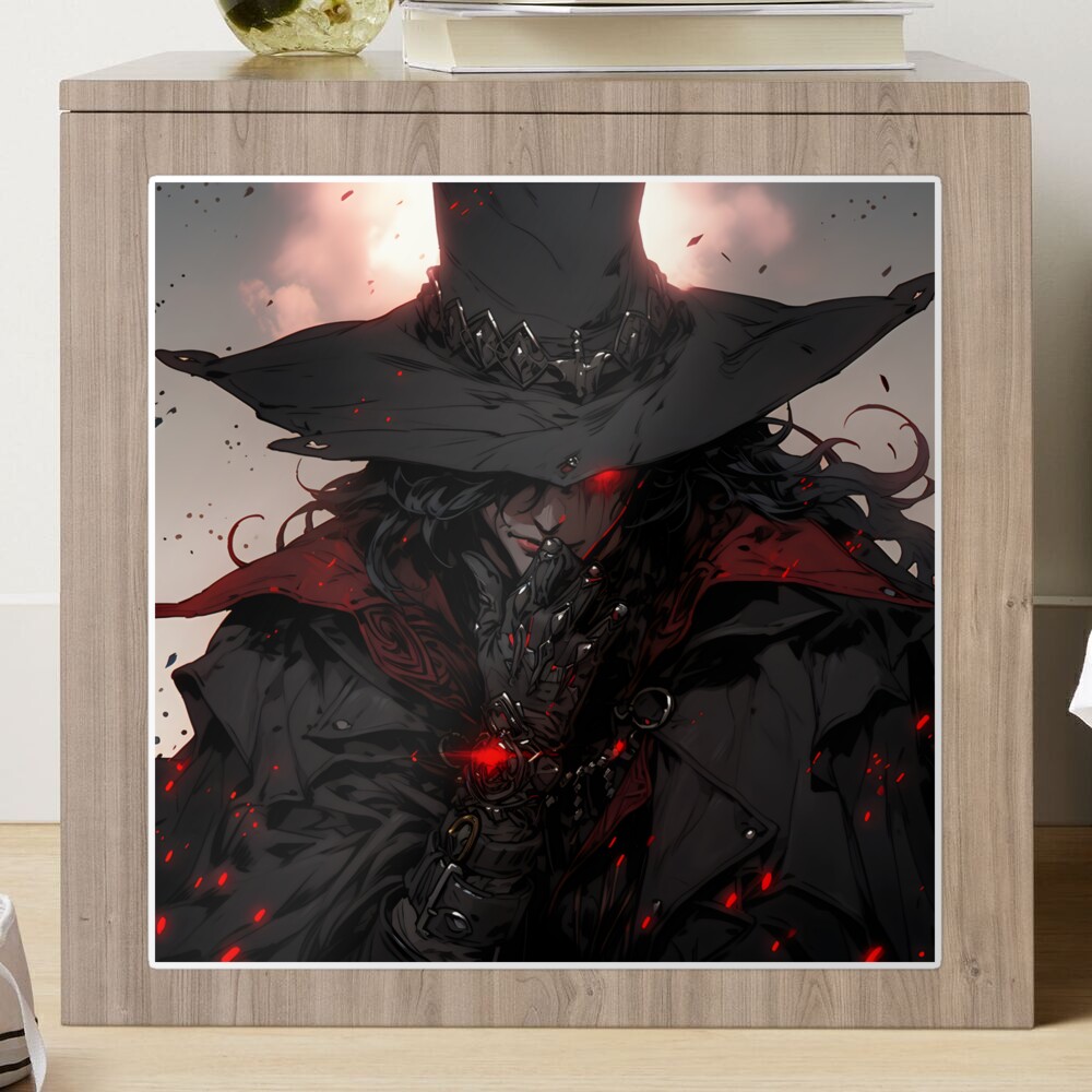 Hunters of the Dark: Explore the Supernatural World with Vampire Hunter D.  Illustrations: Bloodlust Sticker by InsaneLEDP